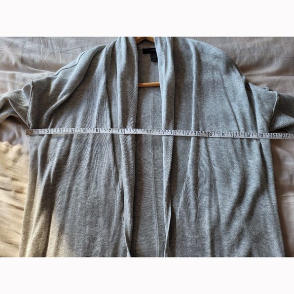 J. Crew Grey Lightweight Long Cardigan (XXS) - Picture 6 of 10